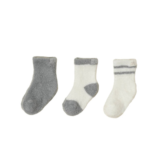 Barefoot Dreams CozyChic Lite® Infant 3 Pack Sock Set