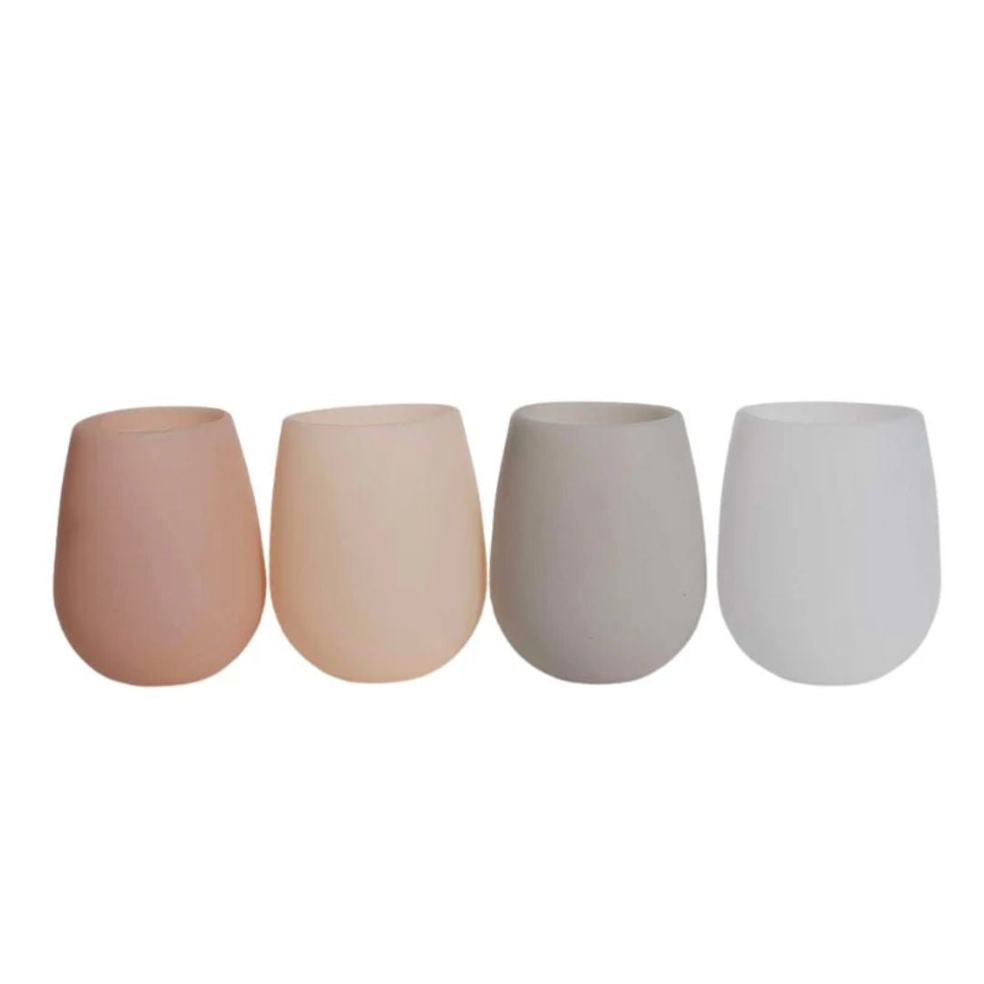 Silicone Unbreakable Tumblers Set of 4