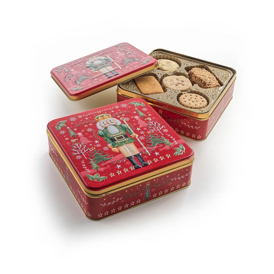 Nutcracker Square Tin