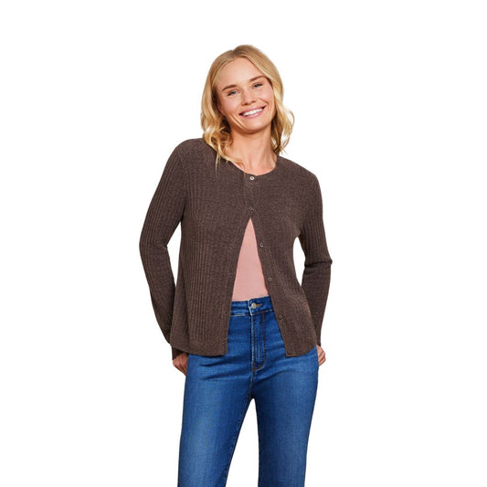 Barefoot Dreams CCUL Ribbed Button Cardigan