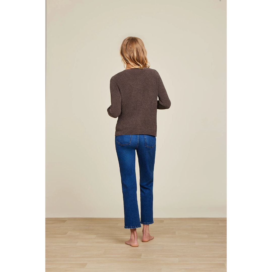 Barefoot Dreams CCUL Ribbed Button Cardigan