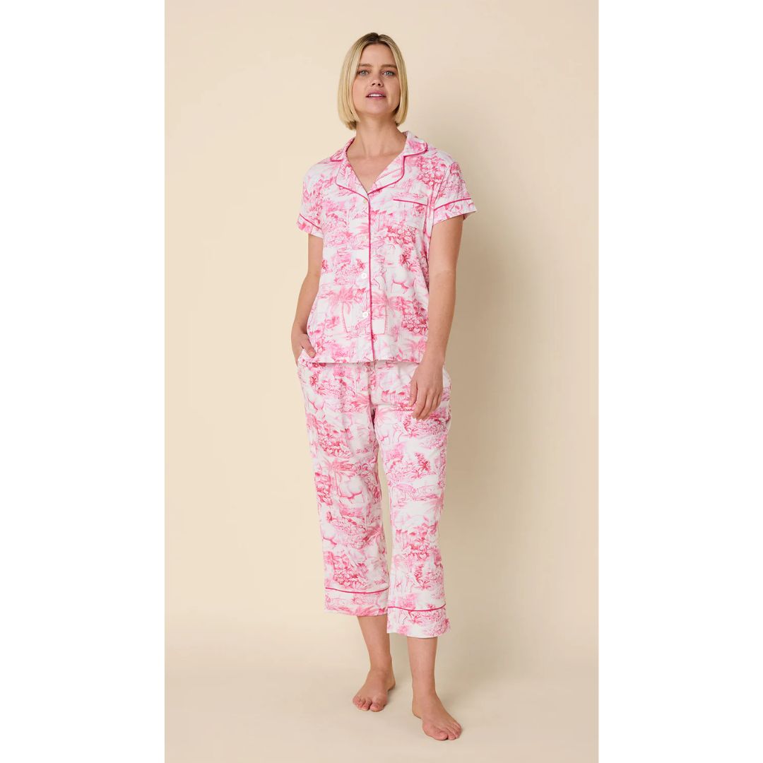 Cat's PJs Pima Knit Capri Set