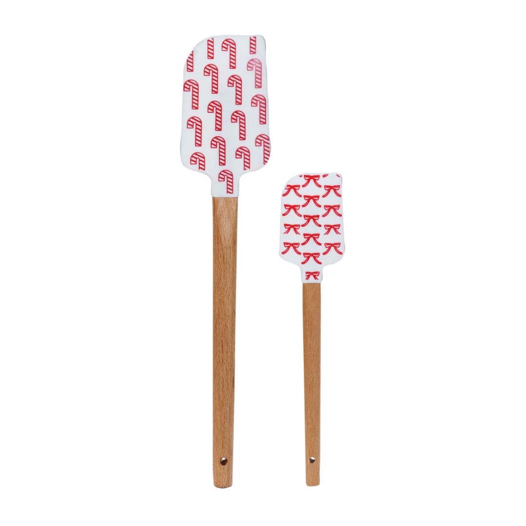 Holiday Silicone & Wood Spatulas