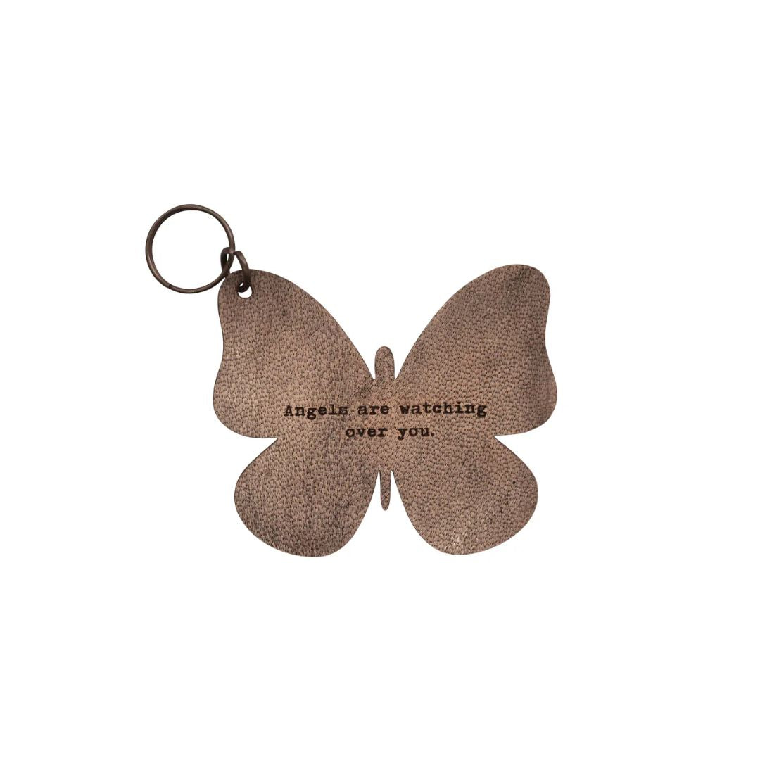 Sugarboo Leather Butterfly Keychains