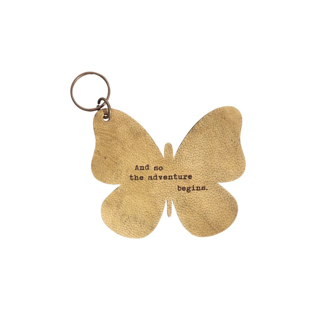 Sugarboo Leather Butterfly Keychains