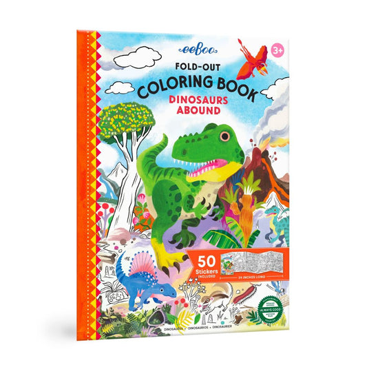 Eeboo Fold-Out Coloring Book