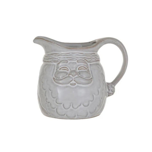 Stoneware Santa Shaped Creamer