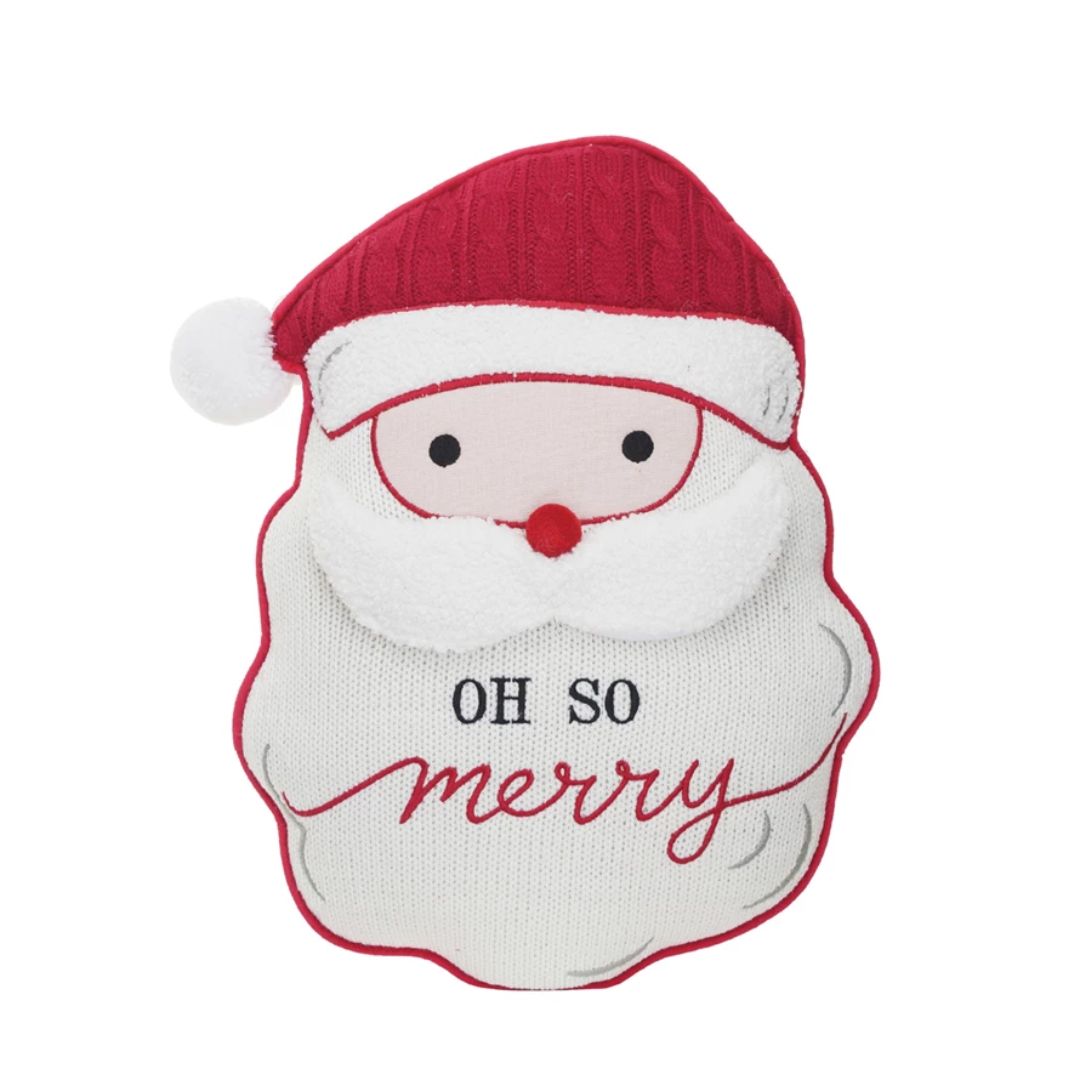 Oh So Merry Santa Pillow