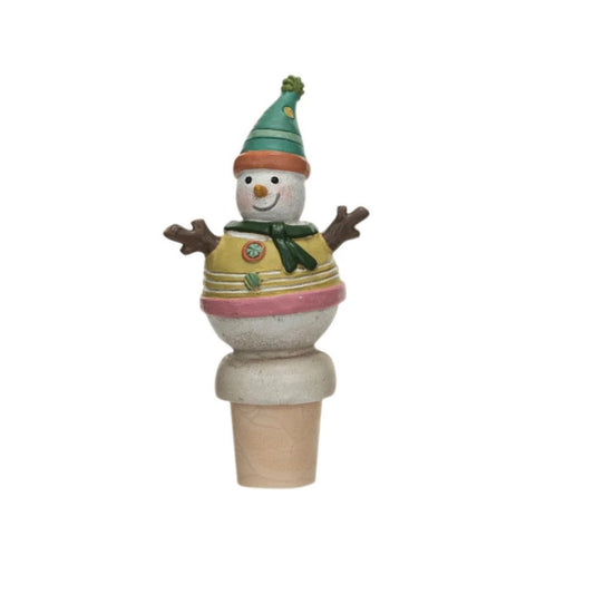 Snowman Bottle Stopper