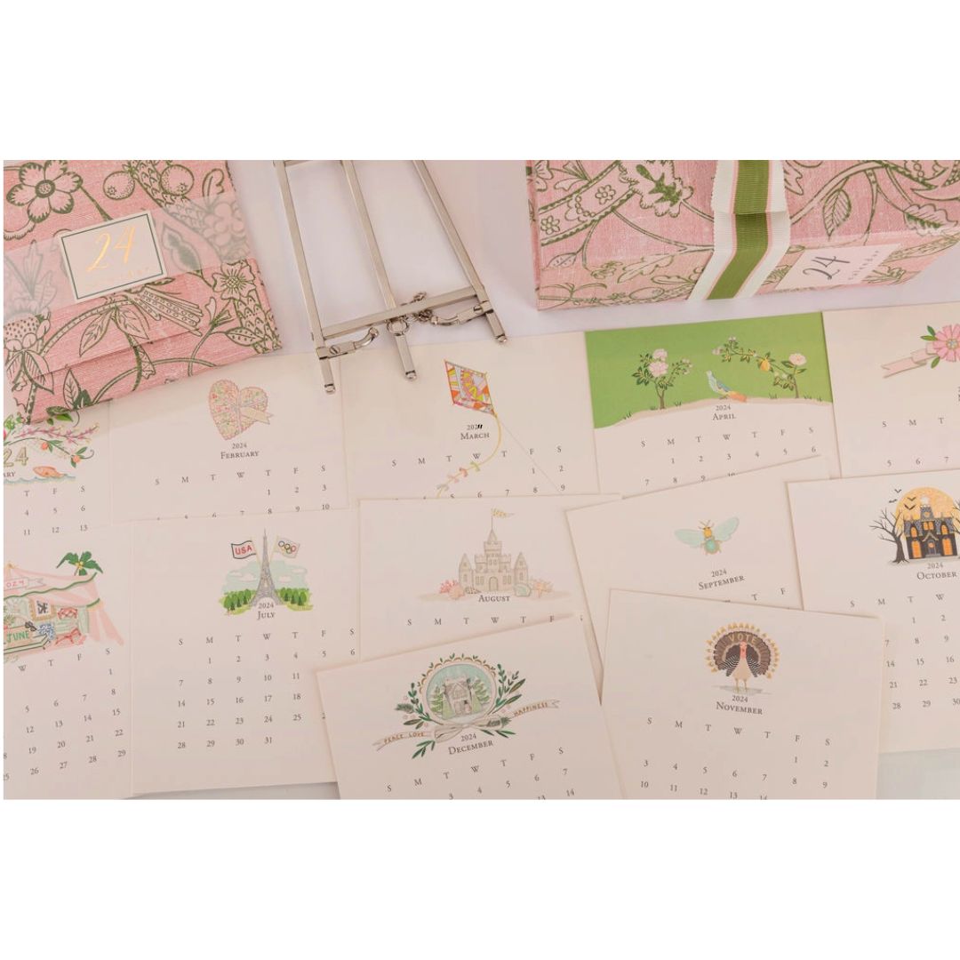 Karen Adams Desk Calendar with Easel ivescuratedgifts