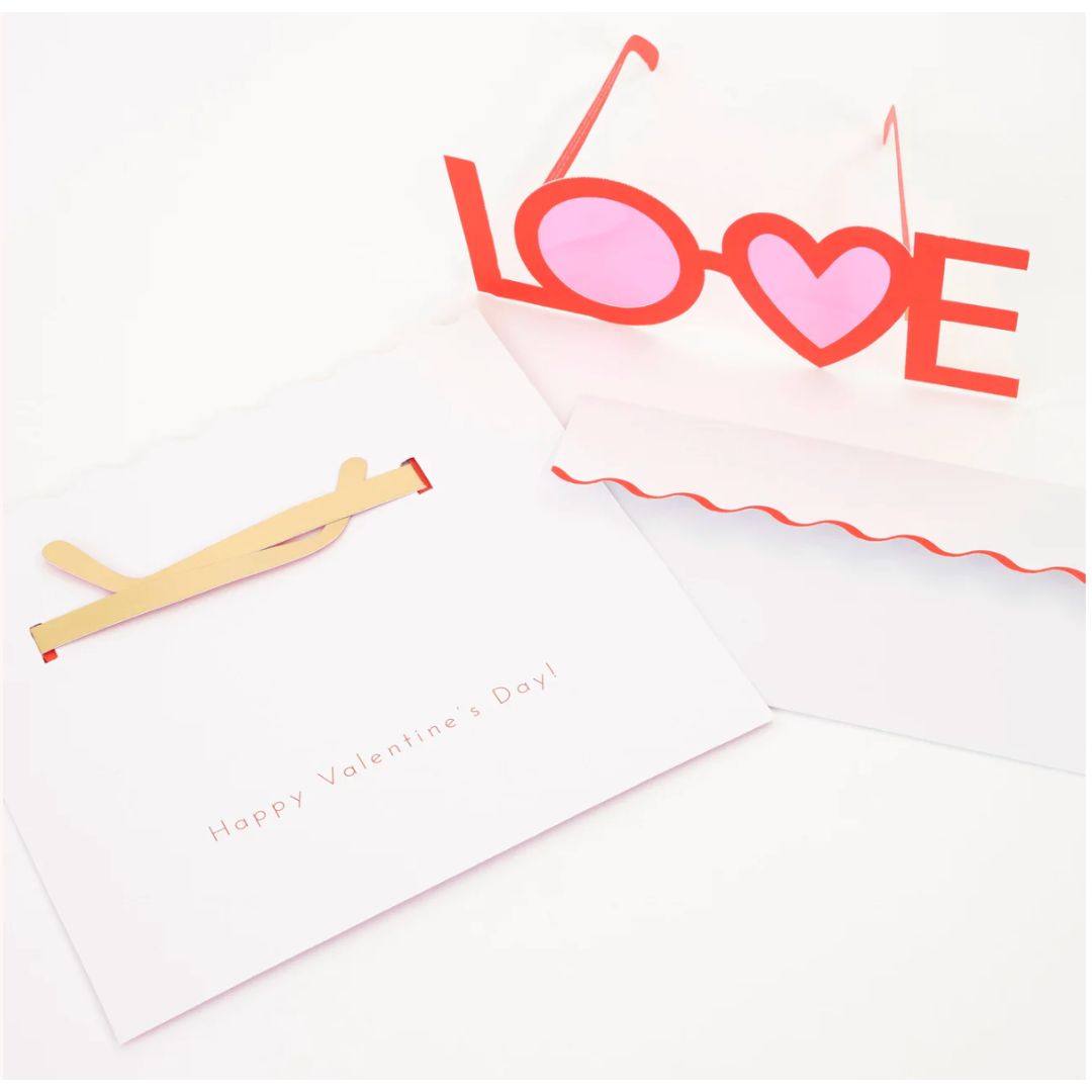 Meri Meri Valentine Glasses Cards