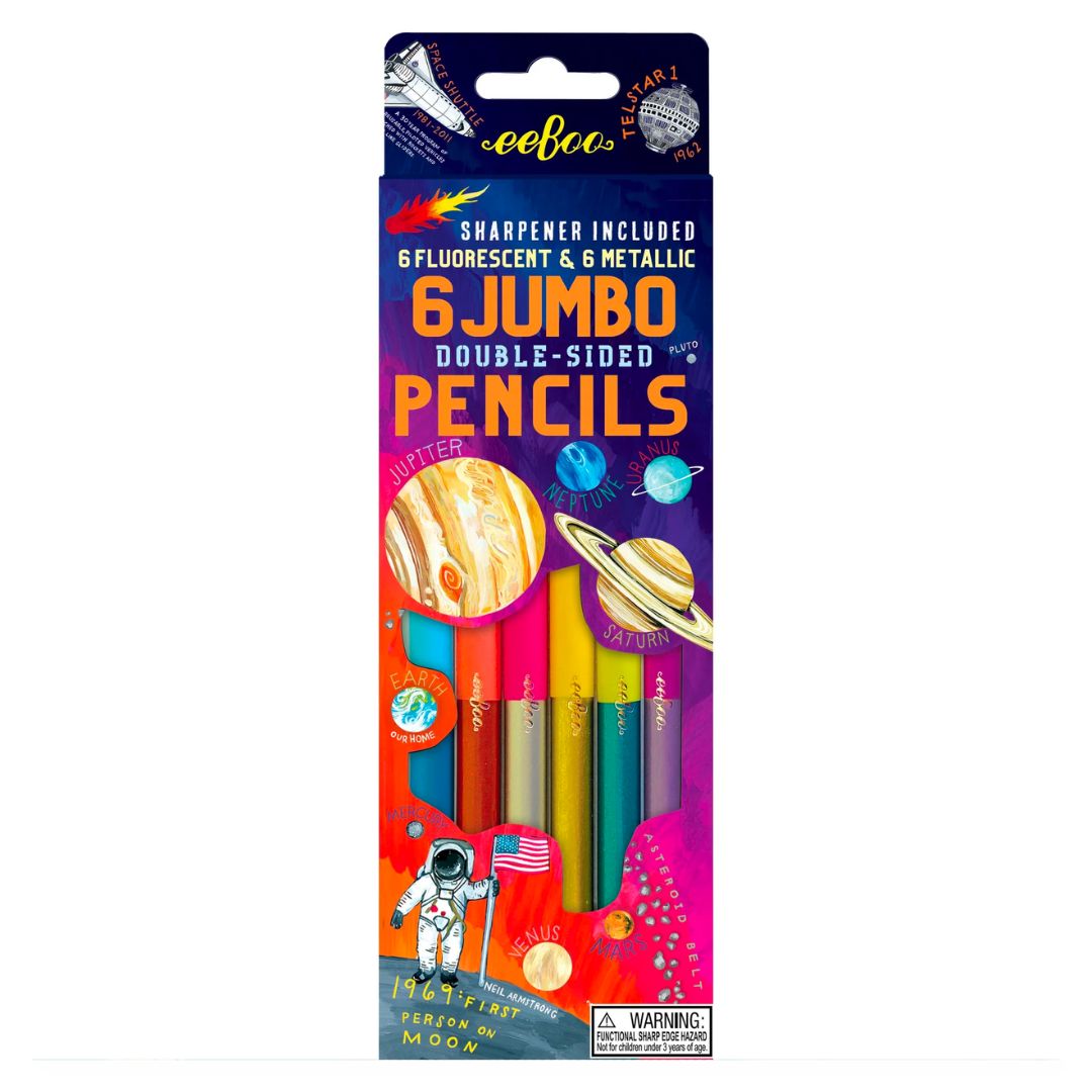 Eeboo Jumbo Double-sided Pencil Set