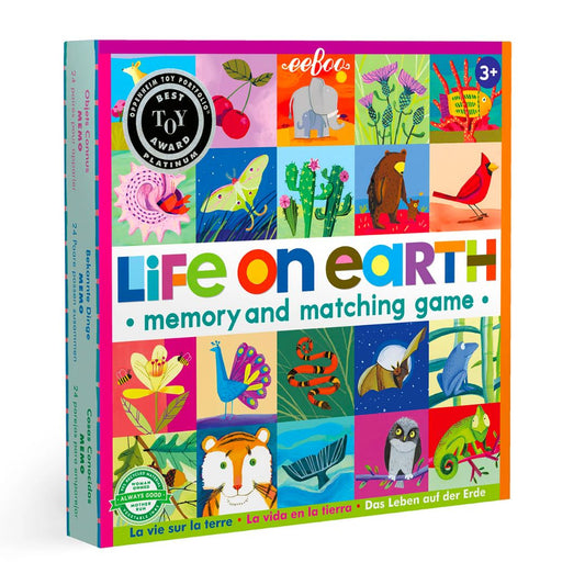 Eeboo Life on Earth Memory Matching Game