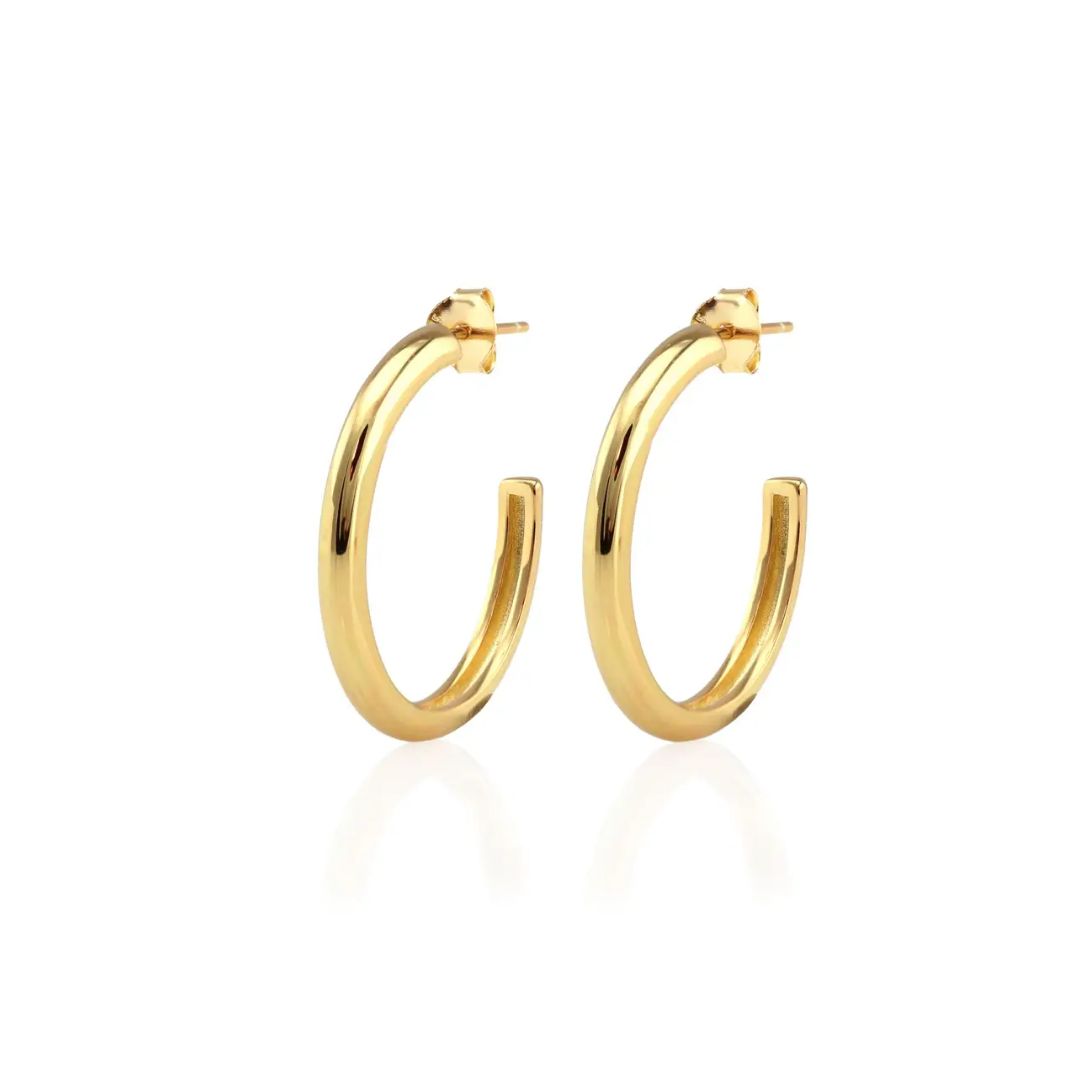 Kris Nations Hollow Hoop Earring