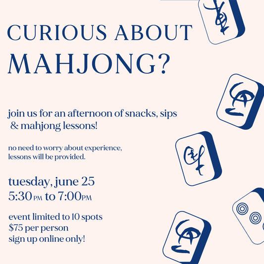 Mahjong Lessons- June 2024