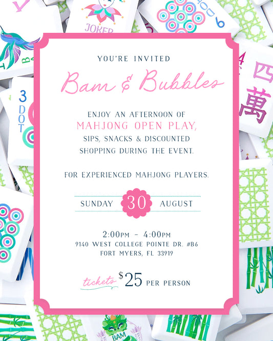 Mahjong Open Play Event - August 2026