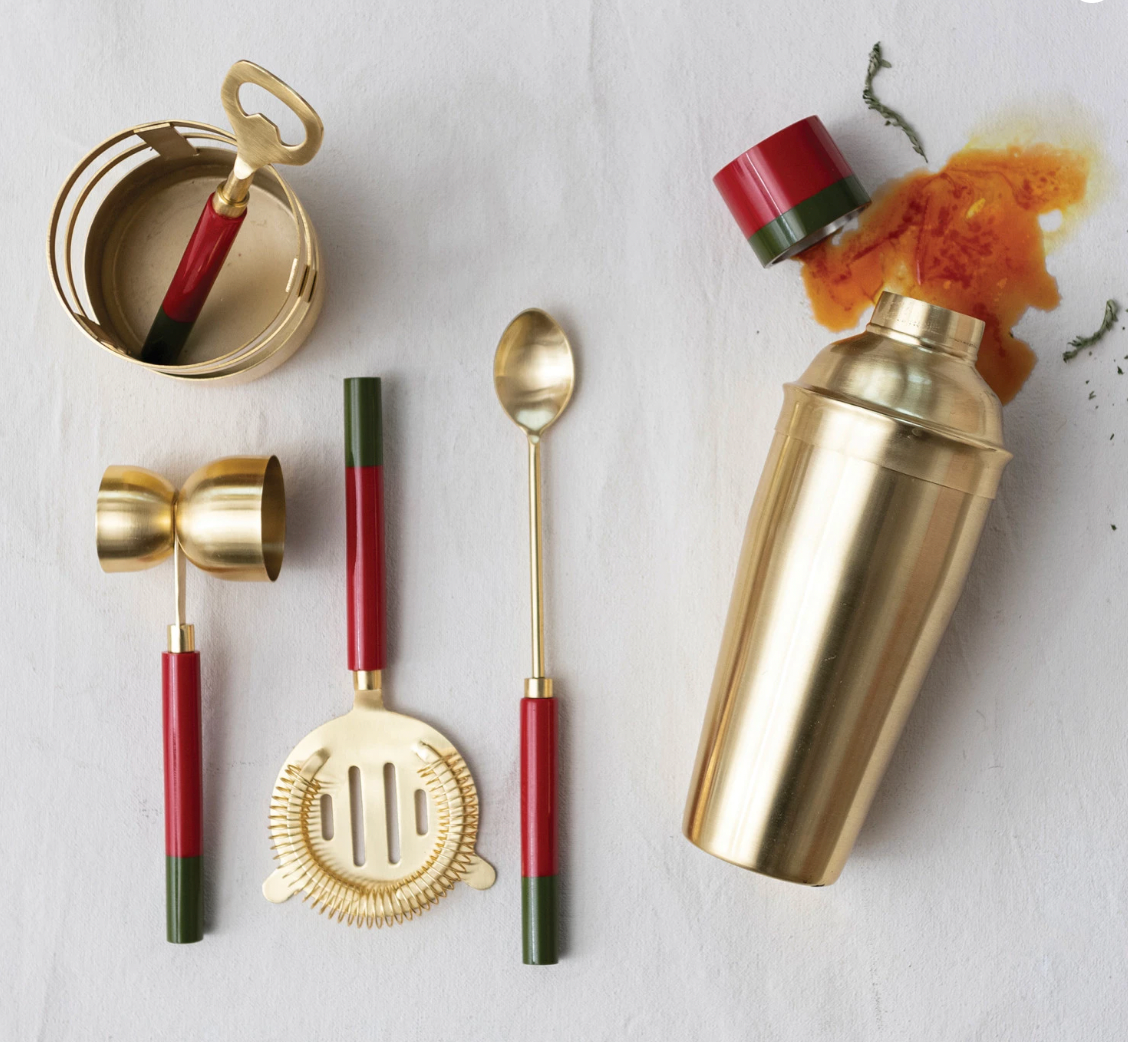 Holiday Stainless Steel Cocktail Shaker