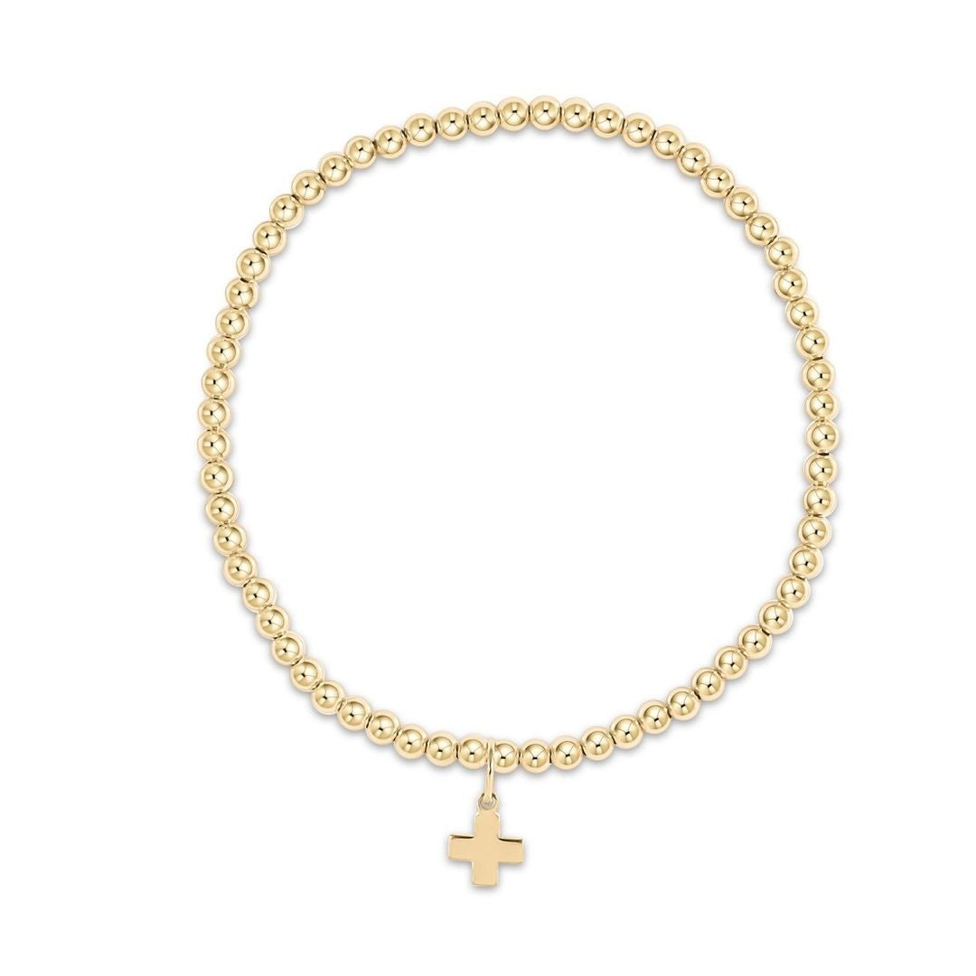 E Newton Classic Gold Charm Bracelet