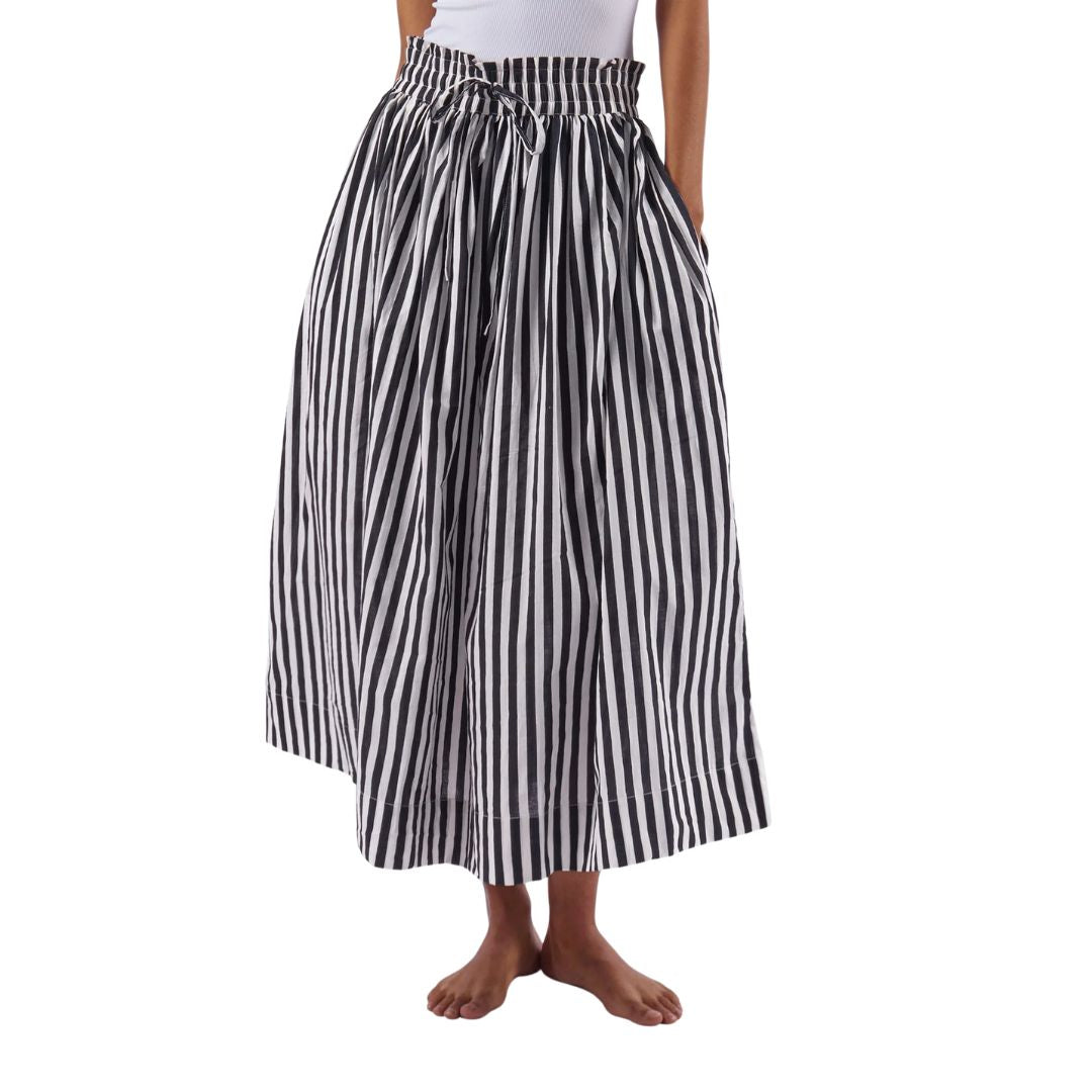 Ink & Alloy Keaton Stripe Skirt