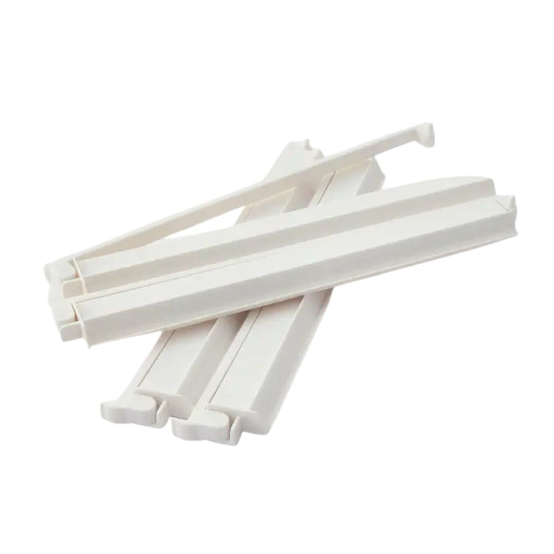 Mahjong White Acrylic Rack and Pusher Set