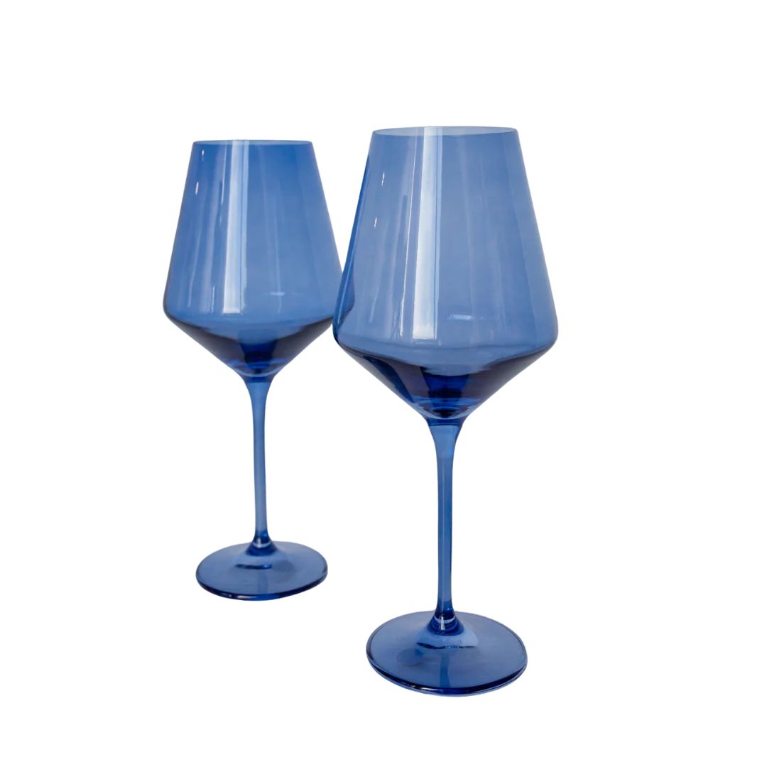 Estelle Colored Wine Stemware Set of 2