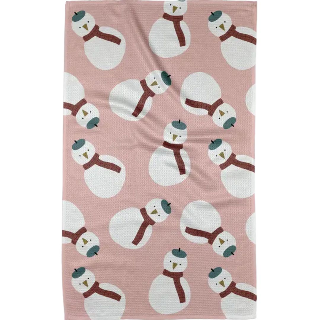 Geometry Holiday Tea Towel