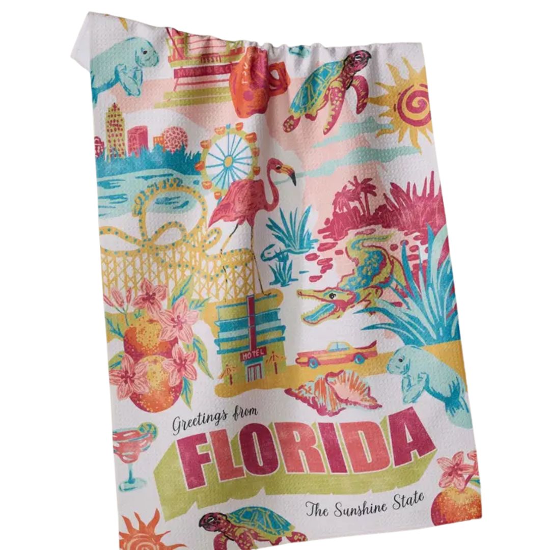Geometry Tea Towel