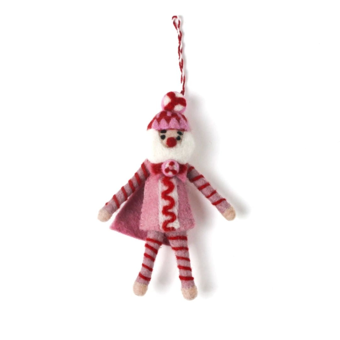 Felt Nutcracker Christmas Ornament