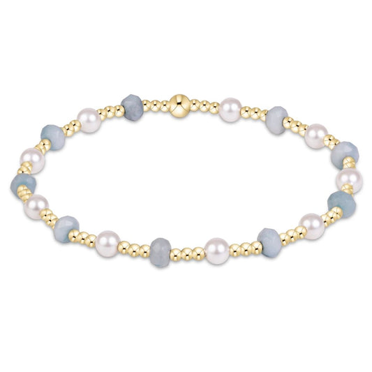 E Newton Sincerity Gemstone Pearl 4MM Bracelet