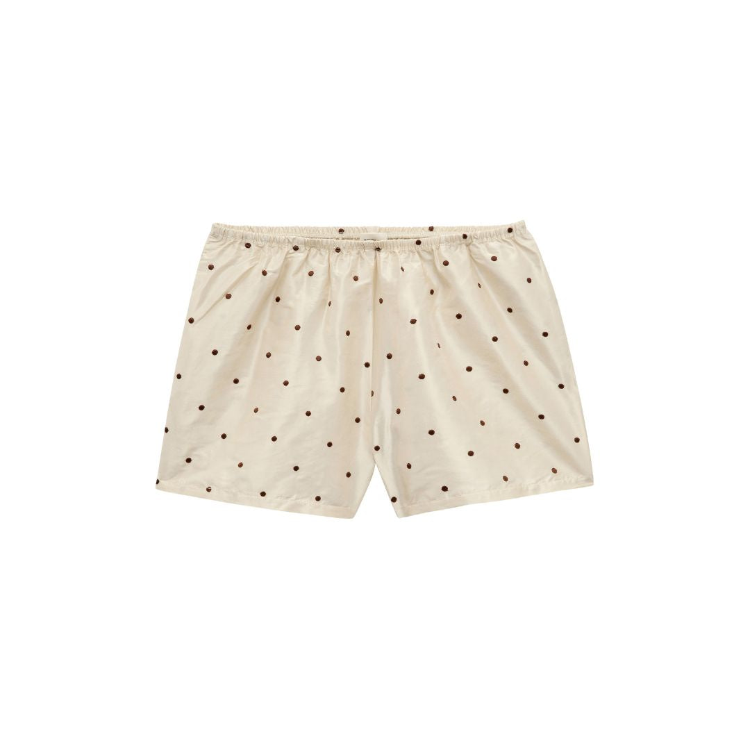 Donni Taffeta Tap Polka Dot Short