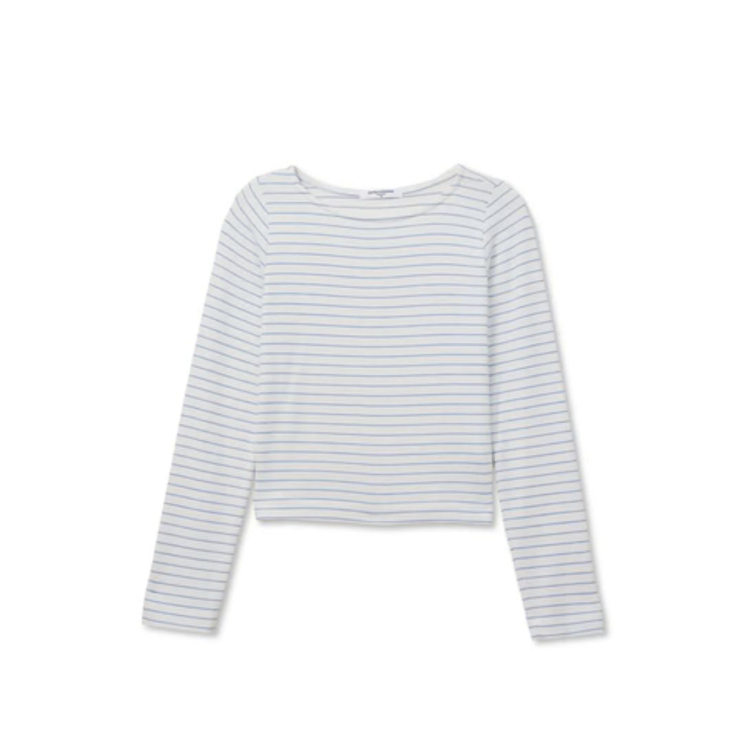 Ainsley Long Sleeve Boat Neck Top