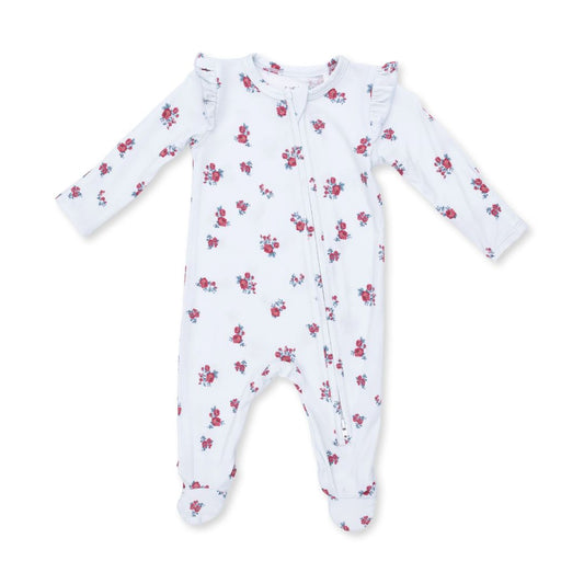 Angel Dear 2 Way Ruffle Sleeve Zipper Footie