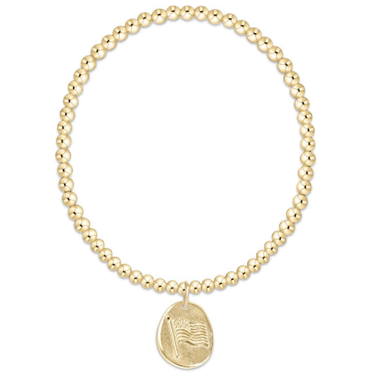 E Newton Clasic Inspire America Disc Bracelet