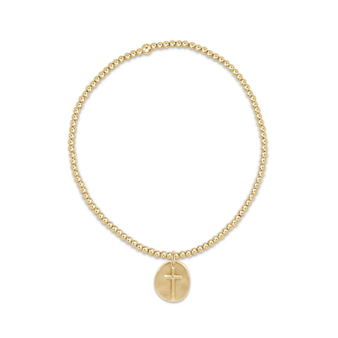 E Newton Classic Gold Charm Bracelet