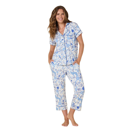 Cat's PJs Pima Knit Capri Set