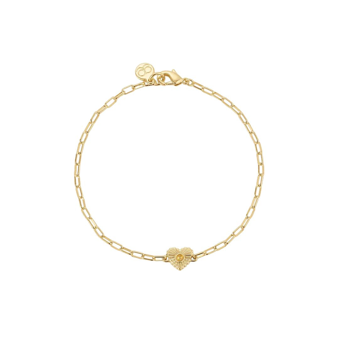 Gorjana Birthstone Heart Bracelet