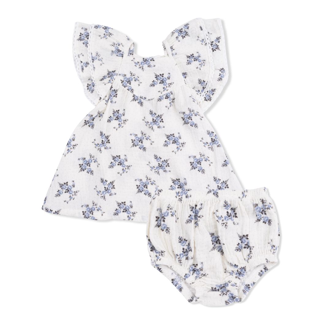 Angel Dear V-Neck Dress & Bloomer