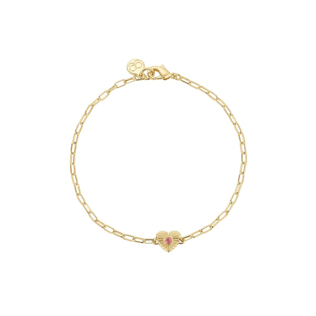 Gorjana Birthstone Heart Bracelet
