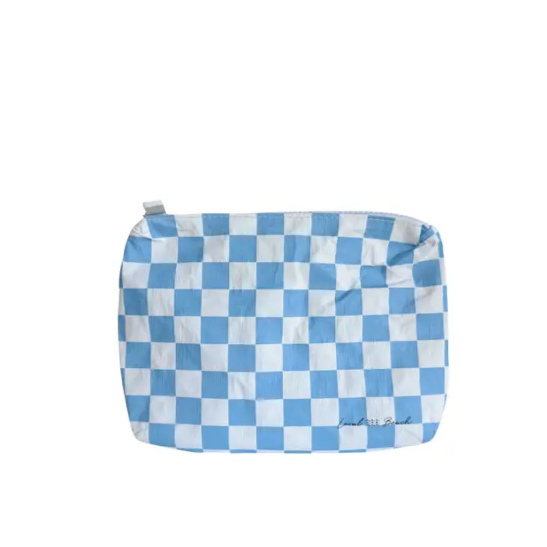 Local Beach Checkered Pouch - Thumbnail 3