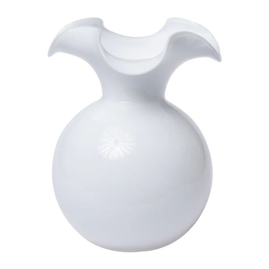 Vietri Large Hibiscus Fluted Vase