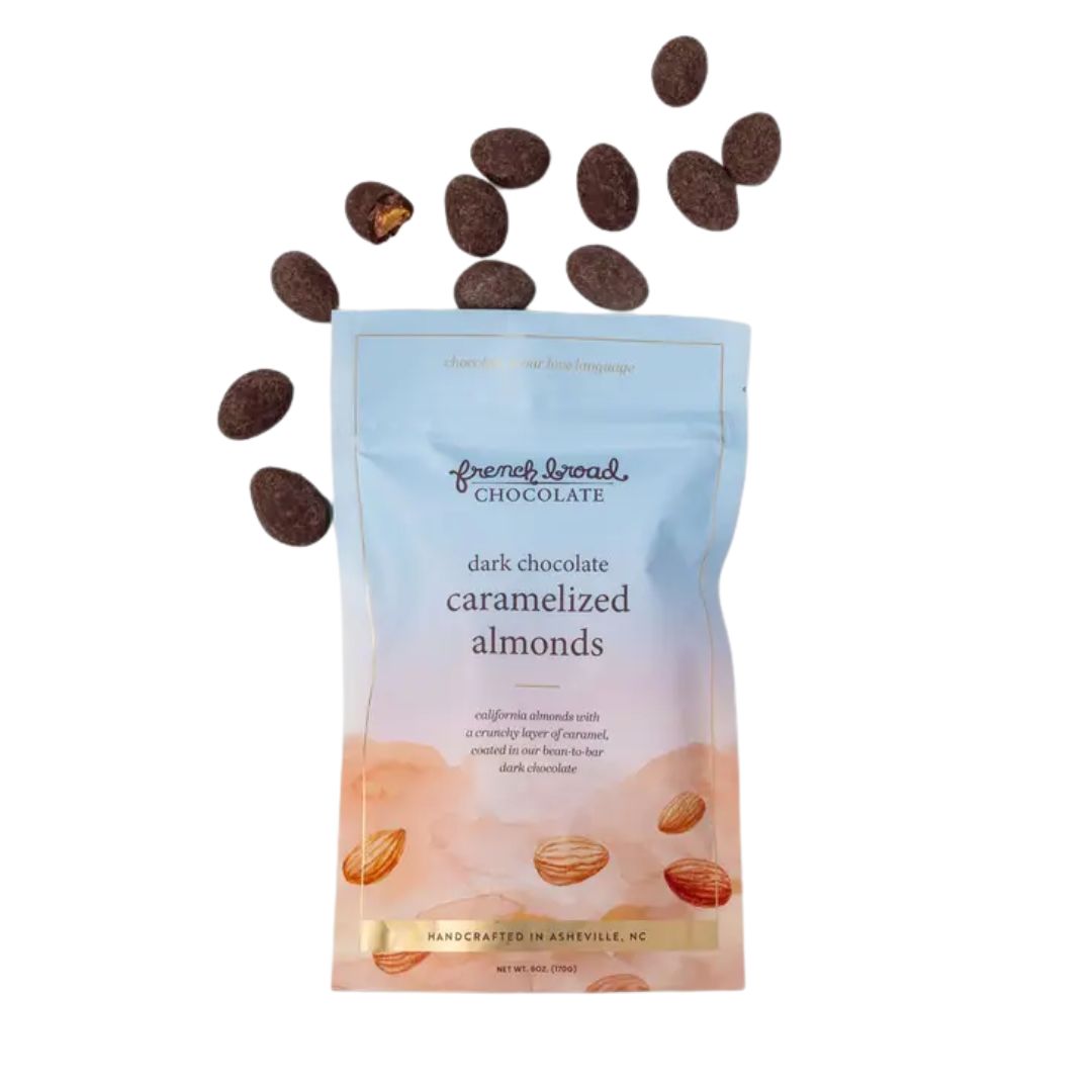 French Broad Dark Chocolate-Covered Caramelized Almonds