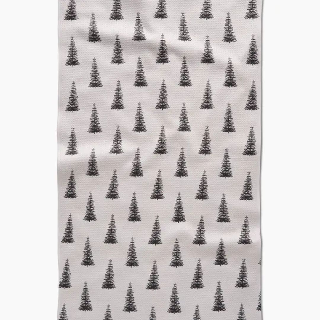 Geometry Holiday Tea Towel
