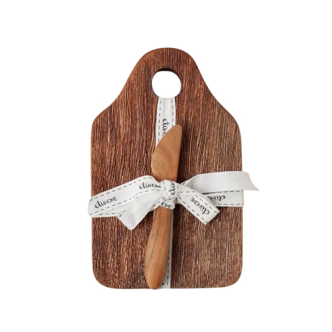 Small Dutch Cheese Board w/Spreader
