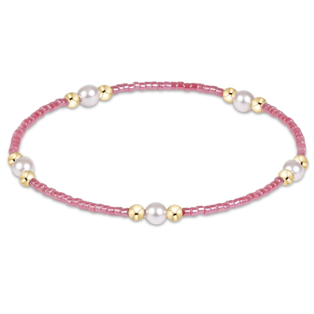 E Newton Hope Purpose Pearl Bracelet