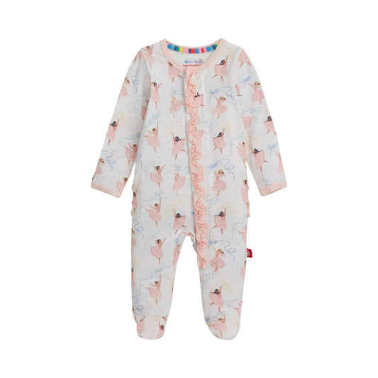 Magnetic Me Ruffle Modal Footie