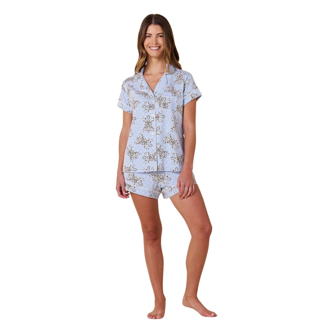 Cat's PJs Pima Knit Short Set