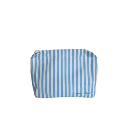Striped Water Resistant Pouch