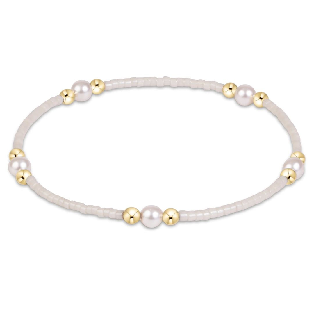 E Newton Hope Purpose Pearl Bracelet
