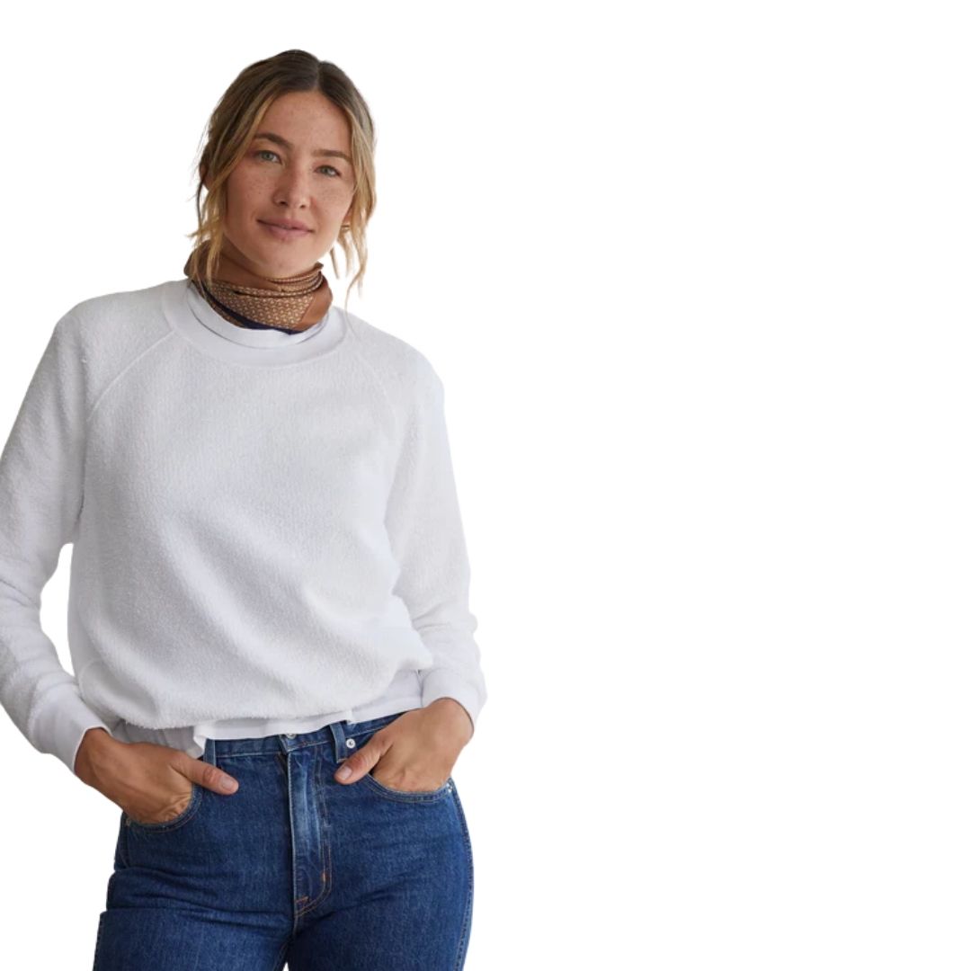 Ziggy Inside Out Cotton Fleece Shrunken Crew