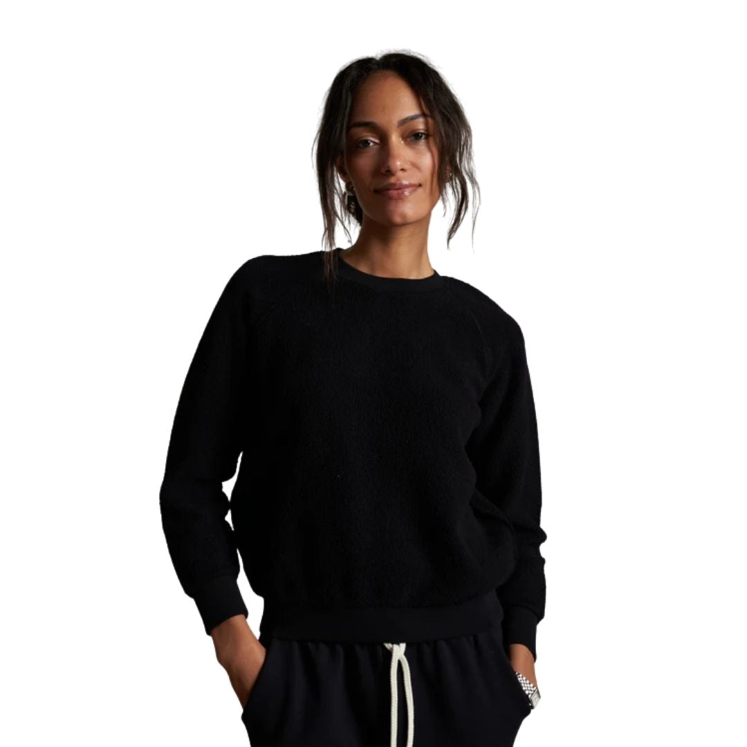 Ziggy Inside Out Cotton Fleece Shrunken Crew